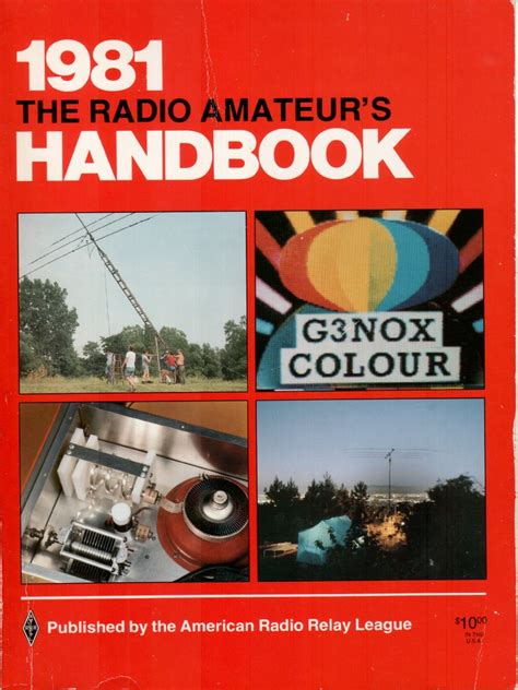 Arrl handbook 2019 limited edition! Arrl 1981 Radio Amateur Handbook
