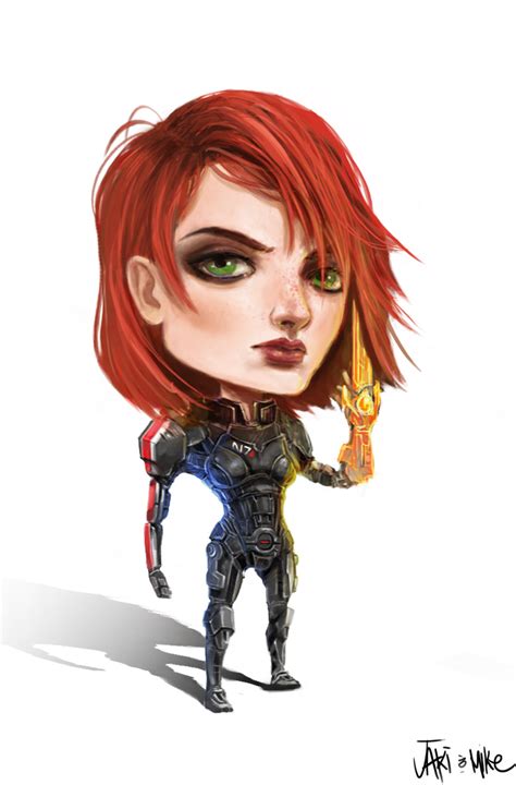 Mass Effect Commander Jane Shepard Chibi By We Chibi On Deviantart