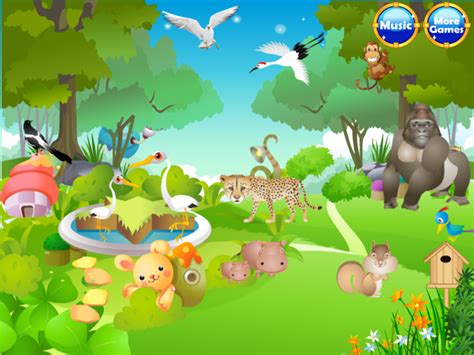 Gambar Animasi Kebun Binatang Terbaru