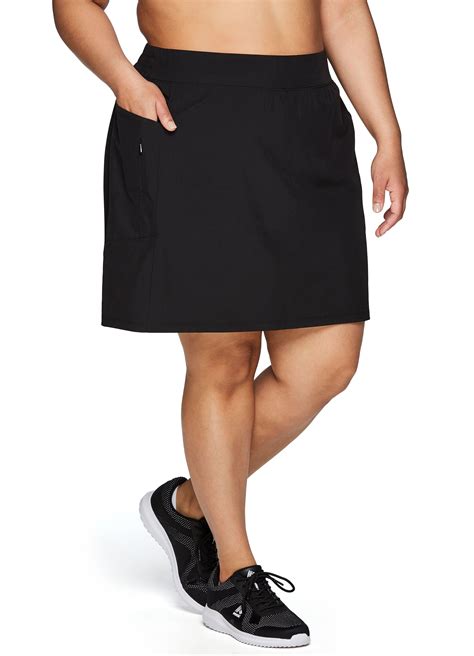 Rbx Rbx Active Womens Plus Size Zipper Pocket Woven Skort With Inner