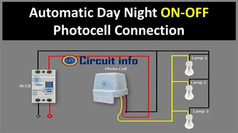 Photocell Sensor Wiring Diagram L Auto On Off Connection Circuitinfo