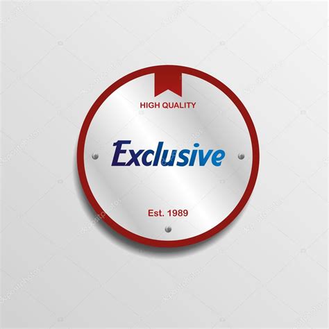 Exclusive Label Sticker Stock Vector Image By ©vectorfirst 47633723