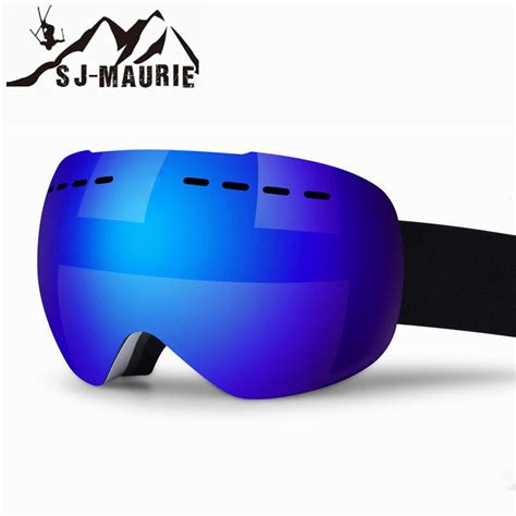 2020 Stylish Ski Goggles Large Spherical Pc Double Layer Lens Anti Fog Uv400 Snow Glasses