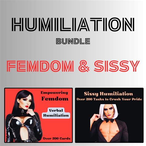 Femdom Demütigung Bundle Sissy Demütigung Über 400 Aufgaben Etsyde