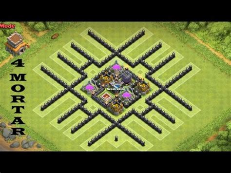 Clash of clans rathaus lvl 8 farming base ( die bu townhall 8 farming clash of clans layout created by famasboy. Townhall Level 8 Farming Base | 4 Mortar | Skeleton Traps | Clash of Clans - YouTube