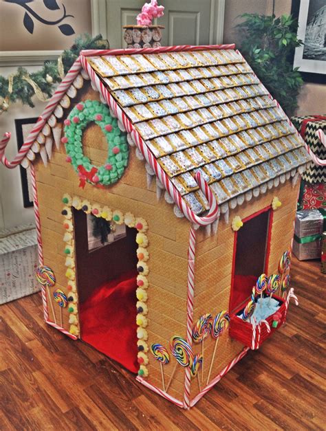 Simple Cardboard Gingerbread House