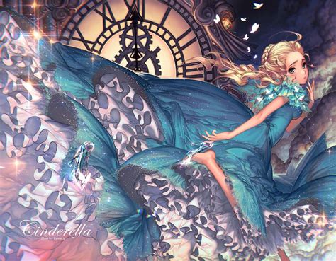 Anime Manga Cinderella Glass Shoe Disney Fan Art Cinderella Art