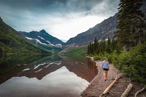 Hiking Or Backpacking Upper Two Medicine In Glacier National Park The