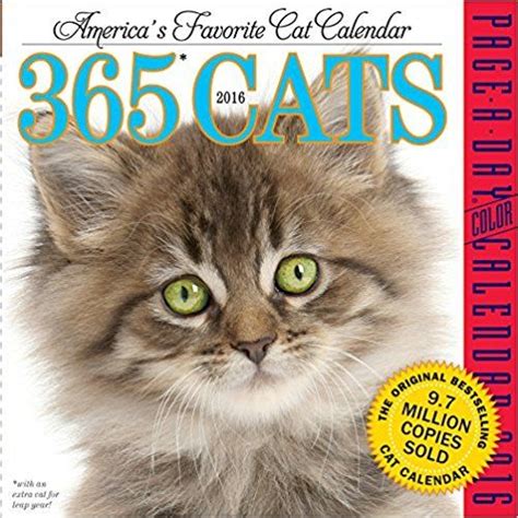 365 Cats Color Page A Day Calendar 2016 Workman Publishing