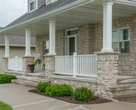 Bellevue Thin Stone Veneer Craftsman Front Porch Craftsman Porch