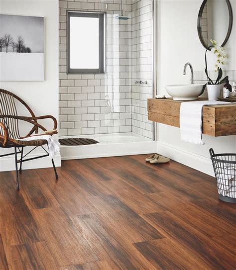 White oak has closed tyloses, making this species less porous and more water resistant than most wood species. Bathroom Flooring Ideas and Advice - Karndean ...