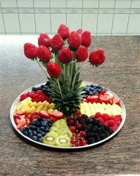 Fruit Display For Wedding Fruit Platter Designs Fruit Recipes