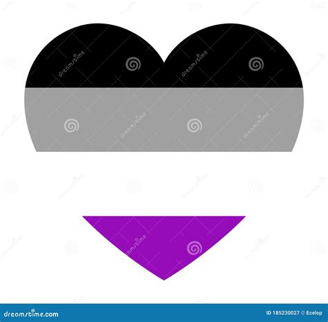 Bandera De Orgullo Asexual Ilustraci N Del Vector Ilustraci N De Movimiento