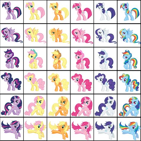 My Little Pony Friendship Is Magic Fan Art Pony Swap Colors My