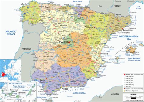 Mapas Da Espanha