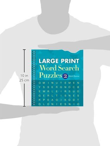 Large Print Word Search Puzzle Book Vol 2 Zest Dementia And Aged Care