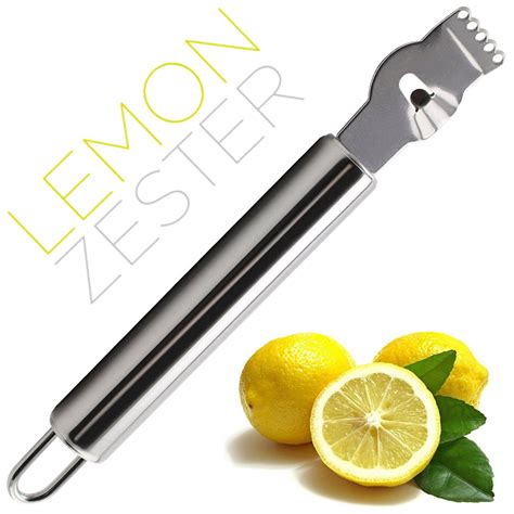 How to zest a lemon without special tools. 1Easylife Lemon Zester - The Jazz Chef