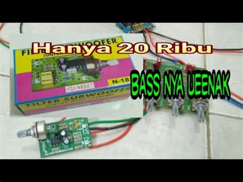 Cara menambah bass pada speaker aktif advance. Cara menambah bass pada speaker aktif power amplifier ...