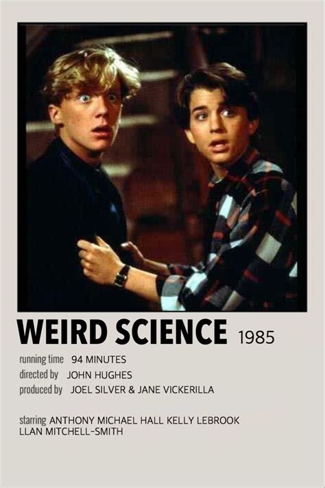 Weird Science Movie Poster Artofit
