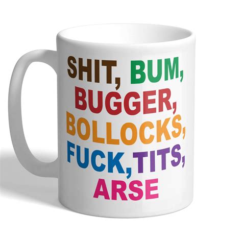 Rude Words Mug I Love Mugs
