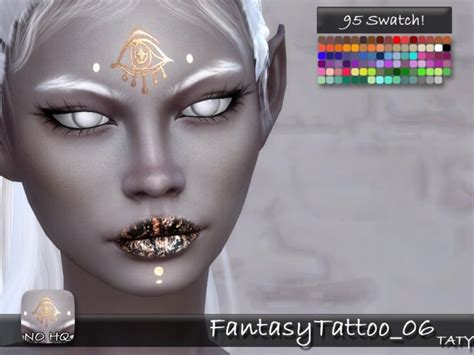 Fantasy Tattoo 06 By Tatygagg At Tsr Sims 4 Updates