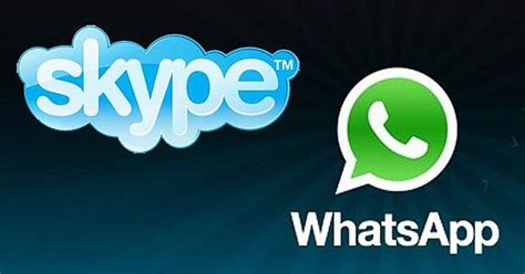 Skype Vs Whatsapp