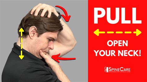 How To Pull Open Your Neck For Instant Pain Relief Spinecare