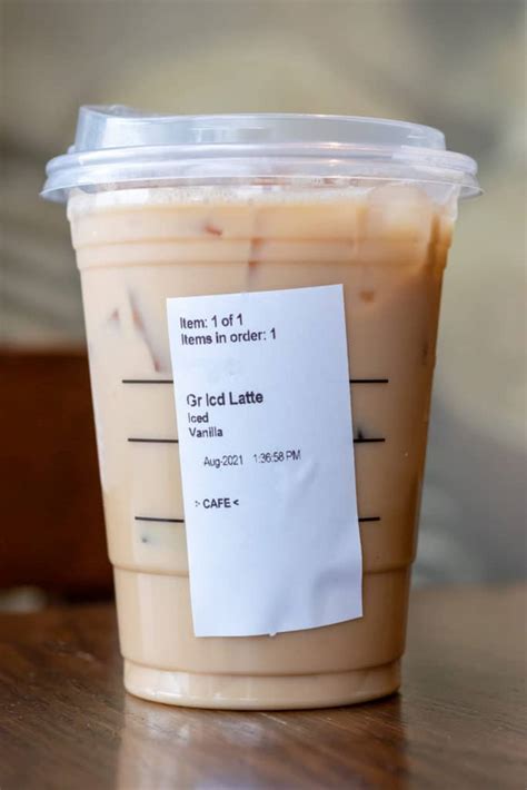Vanilla Iced Latte Starbucks Calories Majestytips