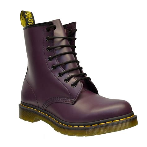 Dr Martens Dr Martens 1460 8 Hole Eyelet Purple Sc 3 Unisex Boots Dr Martens From Pure