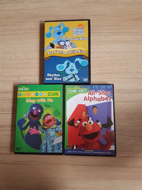Sesame Street And Blues Clues Dvd Hobbies And Toys Books And Magazines