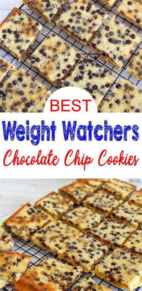 Weight Watchers Chocolate Chip Cookies Best Ww Recipe Cookie Bars