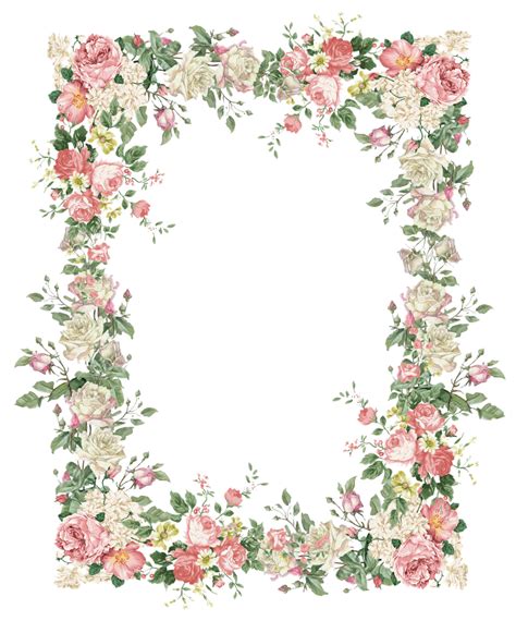 Flower Frame Png Picture Png All Png All