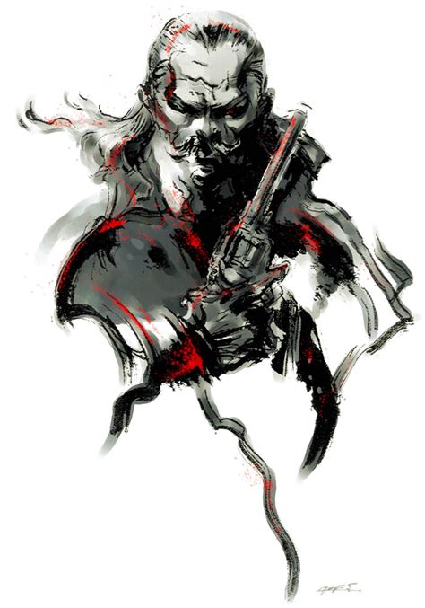 Revolver Ocelot Portrait Art Metal Gear Solid Sons Of Liberty Art