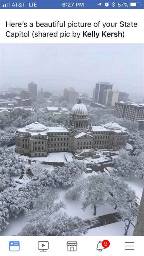 the capitol building is covered in snow and surrounded by trees