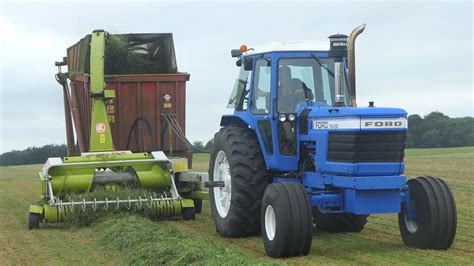 Ford Tw 30 In The Field W Claas Jaguar 75 Pu220 Forage Harvester