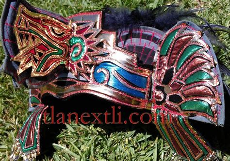 Charcoal Feathered Aztec Headdress