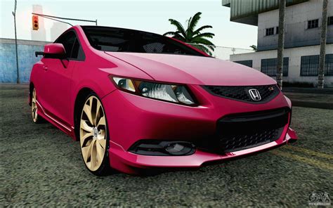 In may 2010, the ninth generation civic was said to be delayed into 2011 because of changing market conditions and tougher fuel economy and emissions. Honda Civic SI 2013 for GTA San Andreas