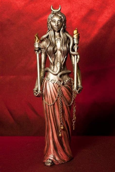 Hecate Goddess Of The Moon Associated The Maiden Mother And Crone