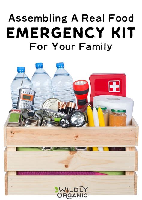 Your pets will want to continue eating in the event of an emergency, and sharing your food storage. Assembling A Real Food Emergency Kit For Your Family ...