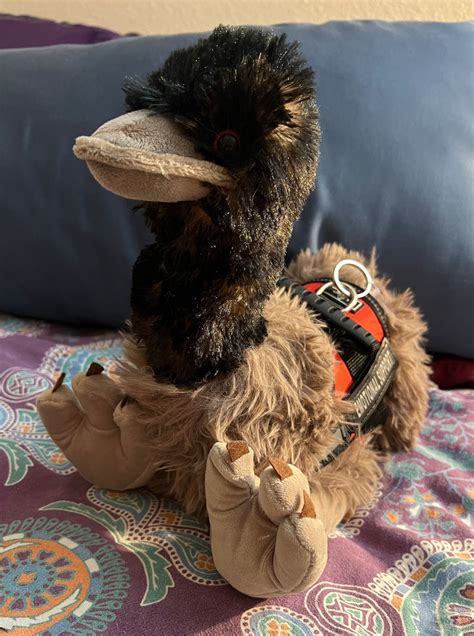 Emotional Support Emu Bird Stuffed Animal Plush Toy Etsy Uk