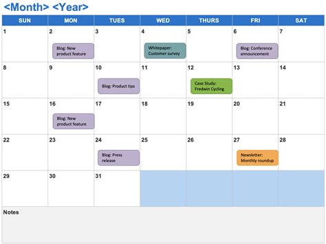 6 Free Marketing Calendar Templates For 2022 Excel Download Aha