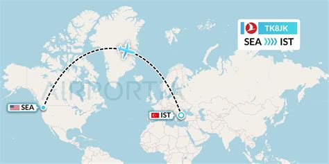 TK8JK Flight Status Turkish Airlines Seattle To Istanbul THY8JK