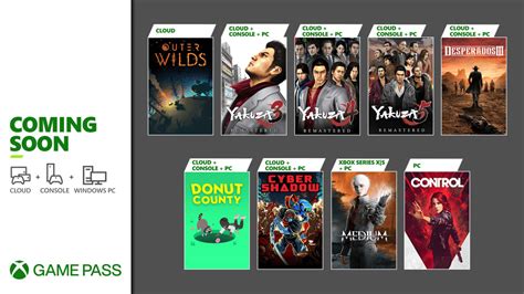 Xbox Game Pass Confira Os Novos Jogos Que Entrarão No Catálogo Do