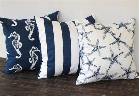 Nautical throw pillows are an underrated aspect of nautical décor that can really go a long way. Navy Blue Throw Pillows is Cool - BLACK-BUDGET Homes