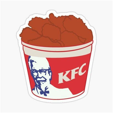 Kfc Stickers Pegatinas Bonitas Calcomanías Personalizadas Pegatinas