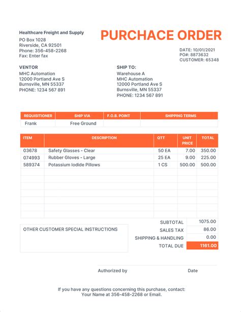 What Is A Purchase Order Everything You Need To Know About Pos • Mhc