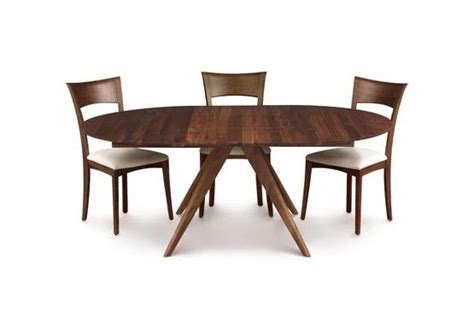Copeland Furniture Natural Hardwood Furniture From Vermont Catalina Round Extension Tables