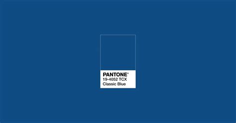 Pantone Anuncia El Color De Moda Del 2020 Classic Blue