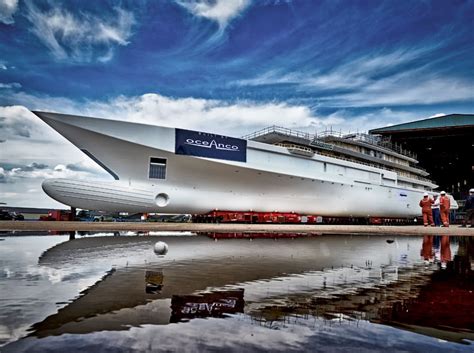Oceanco heeft op de voormalige werf van grootint en heerema in zwijndrecht zijn eerste schip in aanbouw genomen. 109m Yacht by Oceanco and Sinot Yacht Architecture