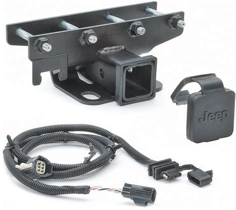Quadratec Premium Receiver Hitch With Wiring Kit And Hitch Plug For